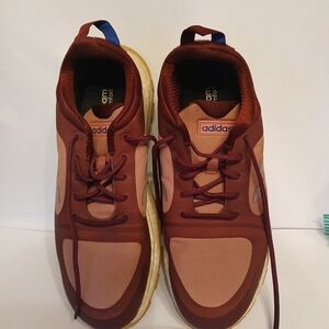 Womens Adidas Burgundy And Rose Athletic Shoes Size 9 1/12